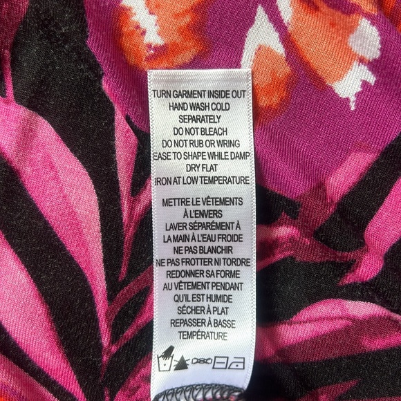 Tropical Floral Print Top - Picture 5 of 6